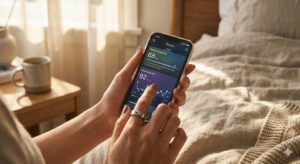 指にHPバーが見える。Oura Ringは身体という「ハードウェア」のステータス画面だ。