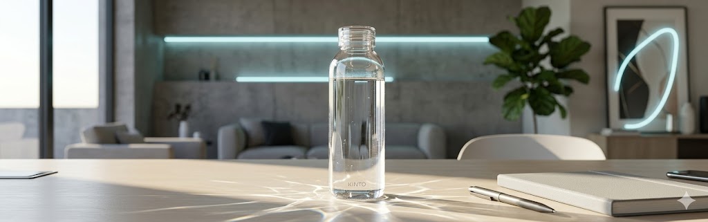 「水を飲む」作業がスタイリッシュなイベントに！KINTO ウォーターボトルの透明な魔力。